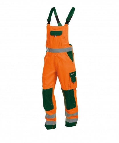 DASSY® Toulouse Hoge zichtbaarheidsbretelbroek met kniezakken
