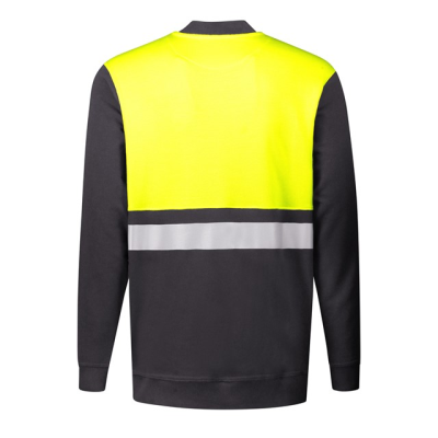 Sweatshirt Helsinki o-hals - semi hi-vis regular fit