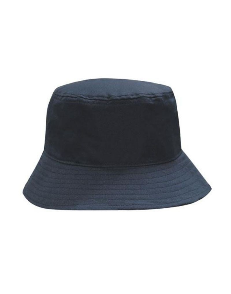 breathable poly twill bucket hat 4107