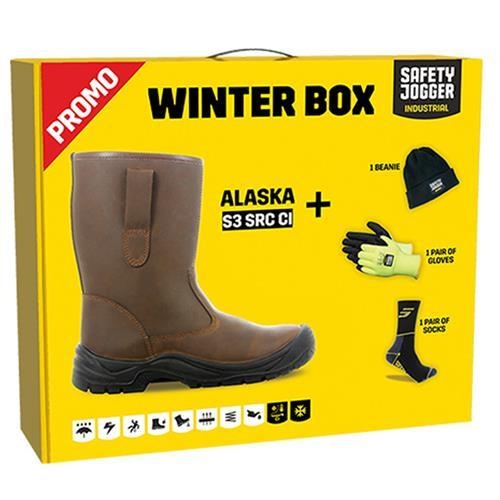 Winterbox Safety Jogger met de Alaska Veiligheidslaars S3
