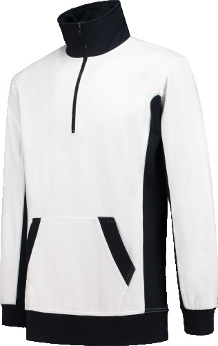 Workman Zipper Sweater bi-colour
