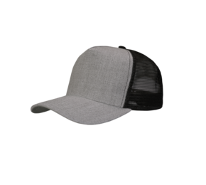 Grey Marle American Twill With Mesh Back 3821