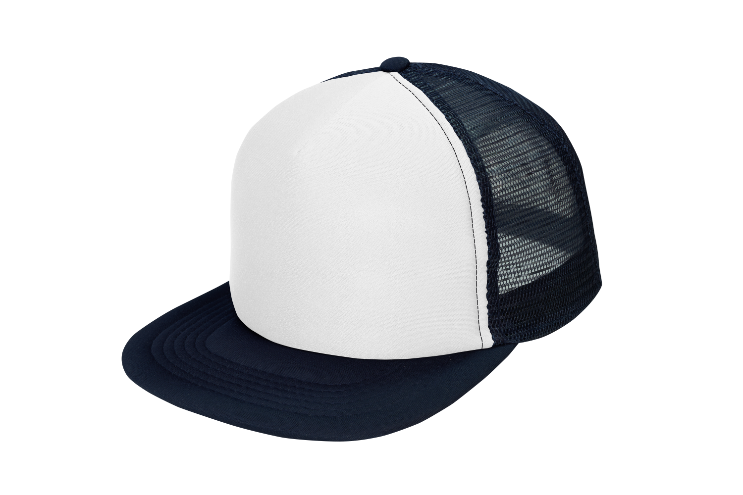 Trucker Mesh Cap With Flat Peak - 3806