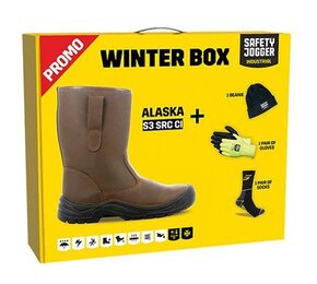 Winterbox Safety Jogger met de Alaska Veiligheidslaars S3