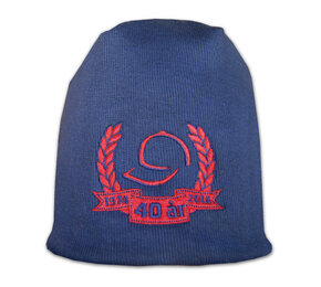Rolled Down Jersey Beanie With Fleece Lining 4111