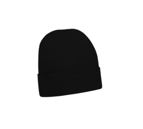 WINTERACTIE: Acrylic Beanie With Roll Up 4243 Badge (printbaar)