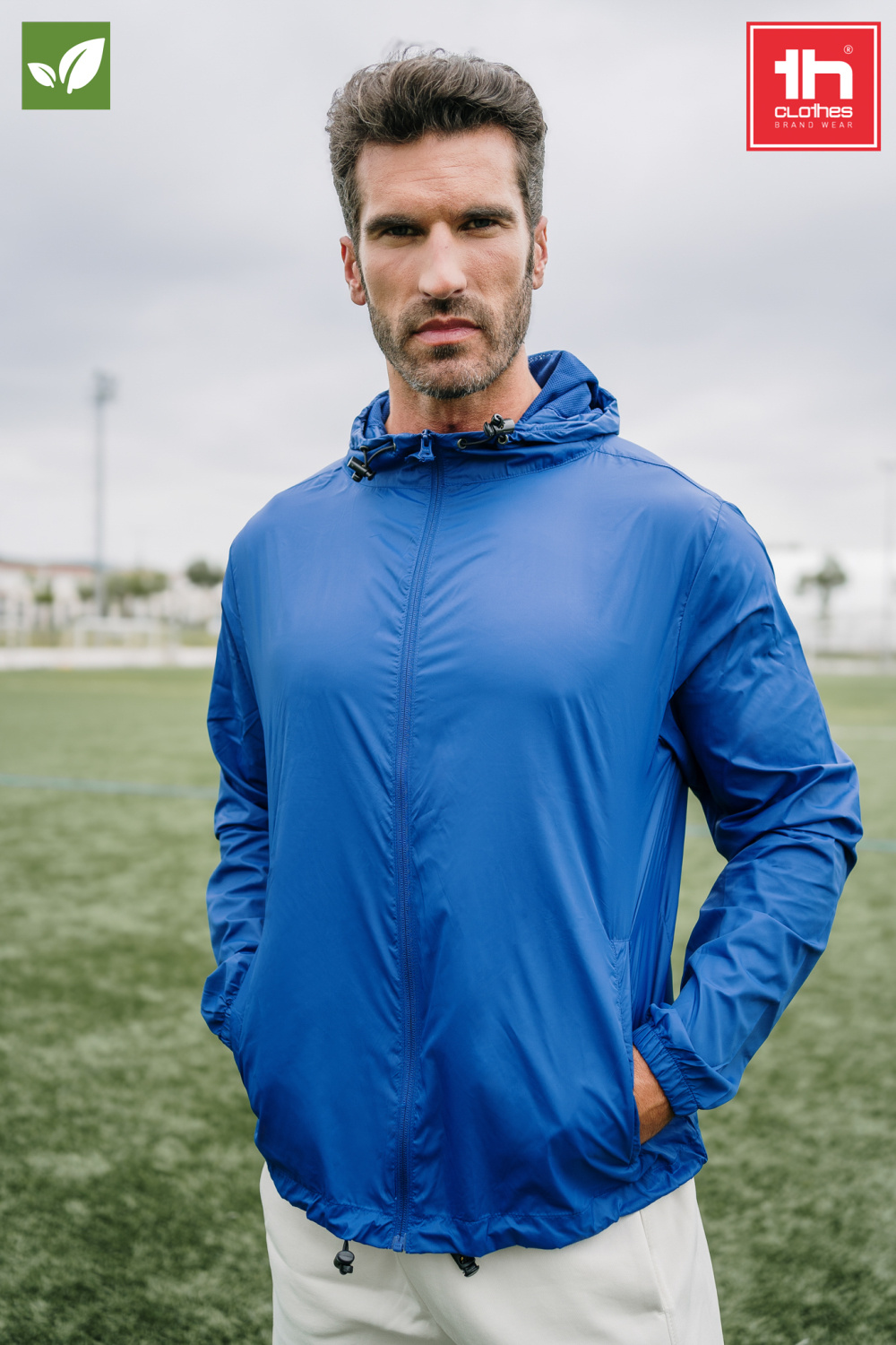 TH Clothes Unisex windbreaker with mesh lined hood Dubliners