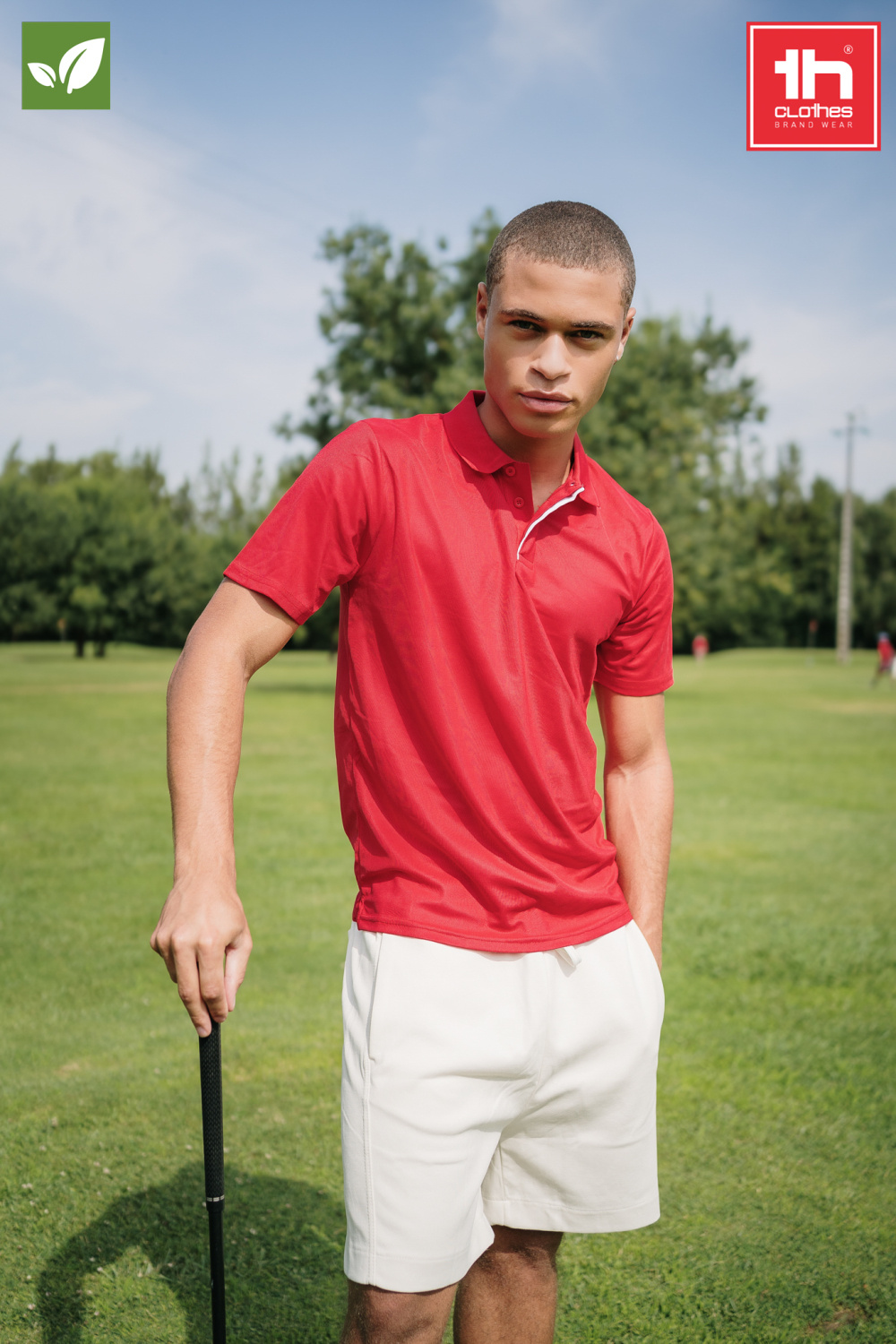 TH Clothes Mens technical polo shirt Dynamic