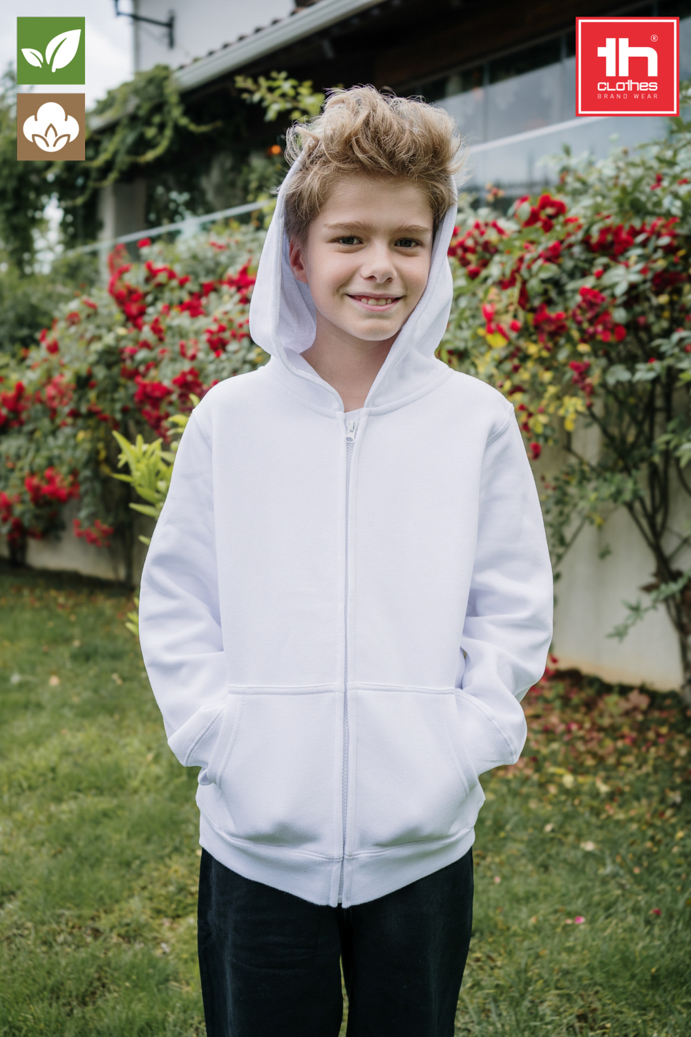 TH Clothes Kids hooded full zipped sweatshirt Amsterdam kids