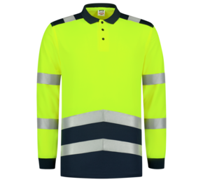 Poloshirt High Vis Bicolor Lange Mouw | 203008