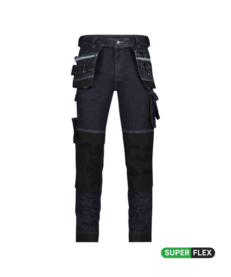 Dassy  Melbourne Stretch holsterzakkenjeans met kniezakken