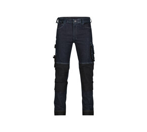 Kyoto Stretch werkjeans met kniezakken