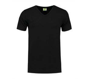 L&S T-shirt V-neck cot/elast SS for him - LEM1264