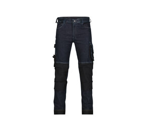 Dassy  Kyoto Stretch werkjeans met kniezakken