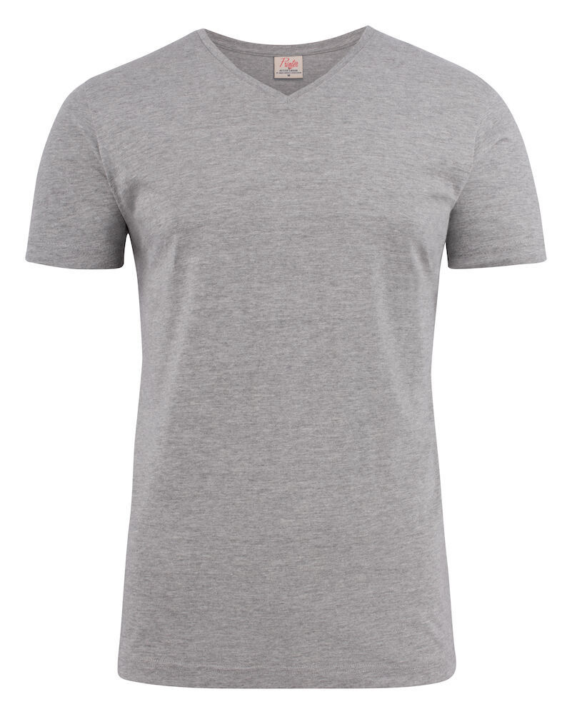 printer heavy v-neck t-shirt heren 2264024