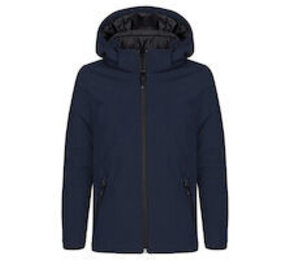 clique padded hoody softshell jkt jr