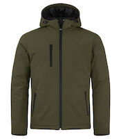 clique padded hoody softshell jacket