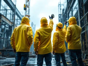 8 redenen waarom construction teams kiezen voor bedrukte regenjassen van Jobo