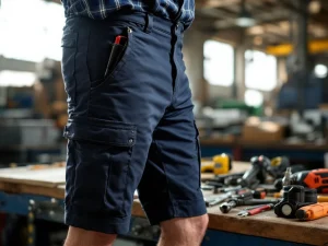 Welke zakken en opbergmogelijkheden zijn essentieel in een korte werkbroek?