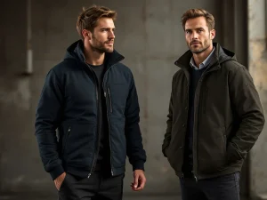Welke bedrukte bodywarmer is beter: met rits of met knopen?
