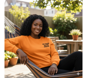 WK sweater oranje 300 G/m2