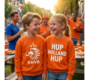 WK Sweater Oranje Unisex Kids