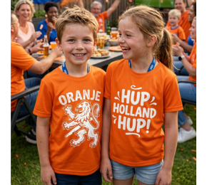 WK t-Shirt Oranje Unisex Kids