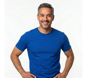 Premium T-shirt V Hals Fitted 101005