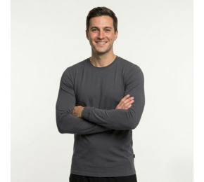 Casual T-shirt Lange Mouw 60°C Wasbaar 101015