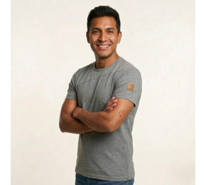 Casual T-shirt Premium Naden Heren 104002