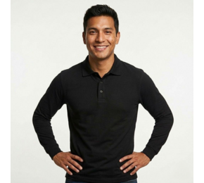 Safety Poloshirt 100% Katoen Lange Mouw 201008