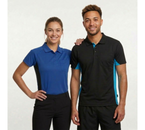 Casual Poloshirt Bicolor Borstzak 202002