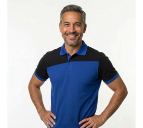Casual Poloshirt Bicolor Naden 202006