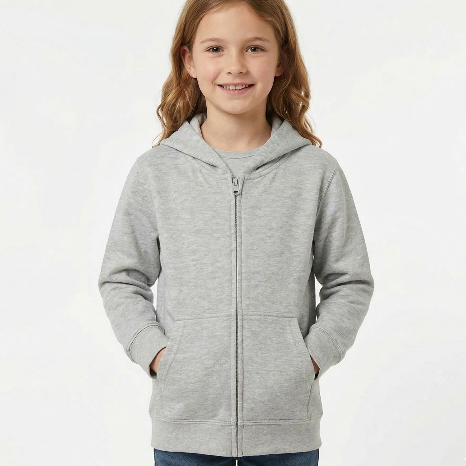 Kids hooded full zipped sweatshirt Amsterdam kids