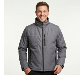 Workwear jacket with removable sleeves Astana