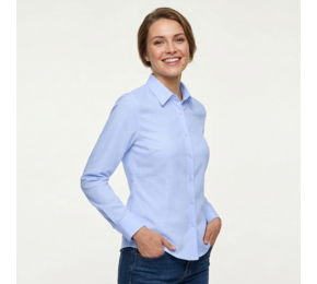 Tokyo women long sleeve oxford shirt