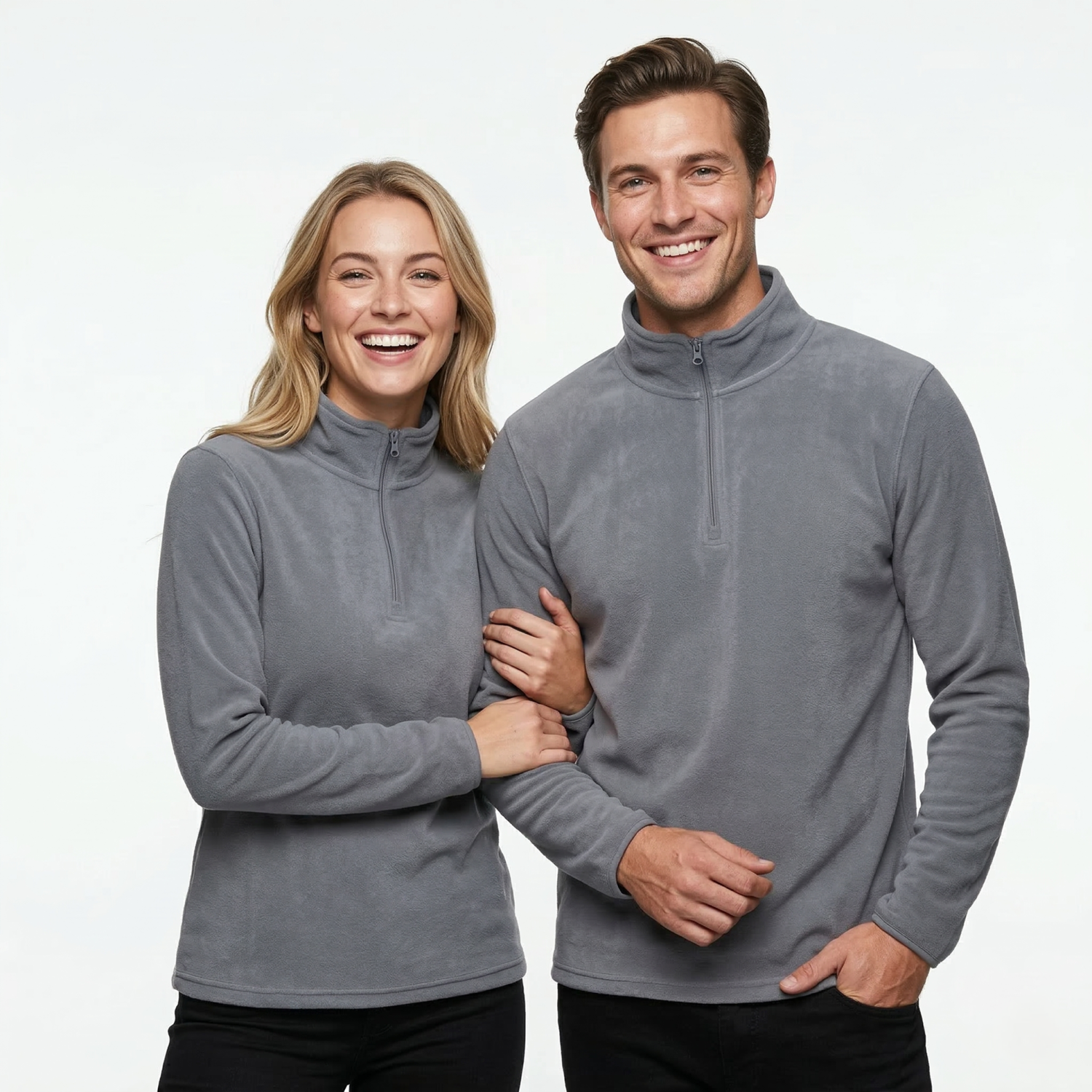 Unisex polar fleece with 1/4 zip Vienna