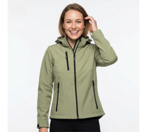 Womens softshell with removable hood Zagreb
