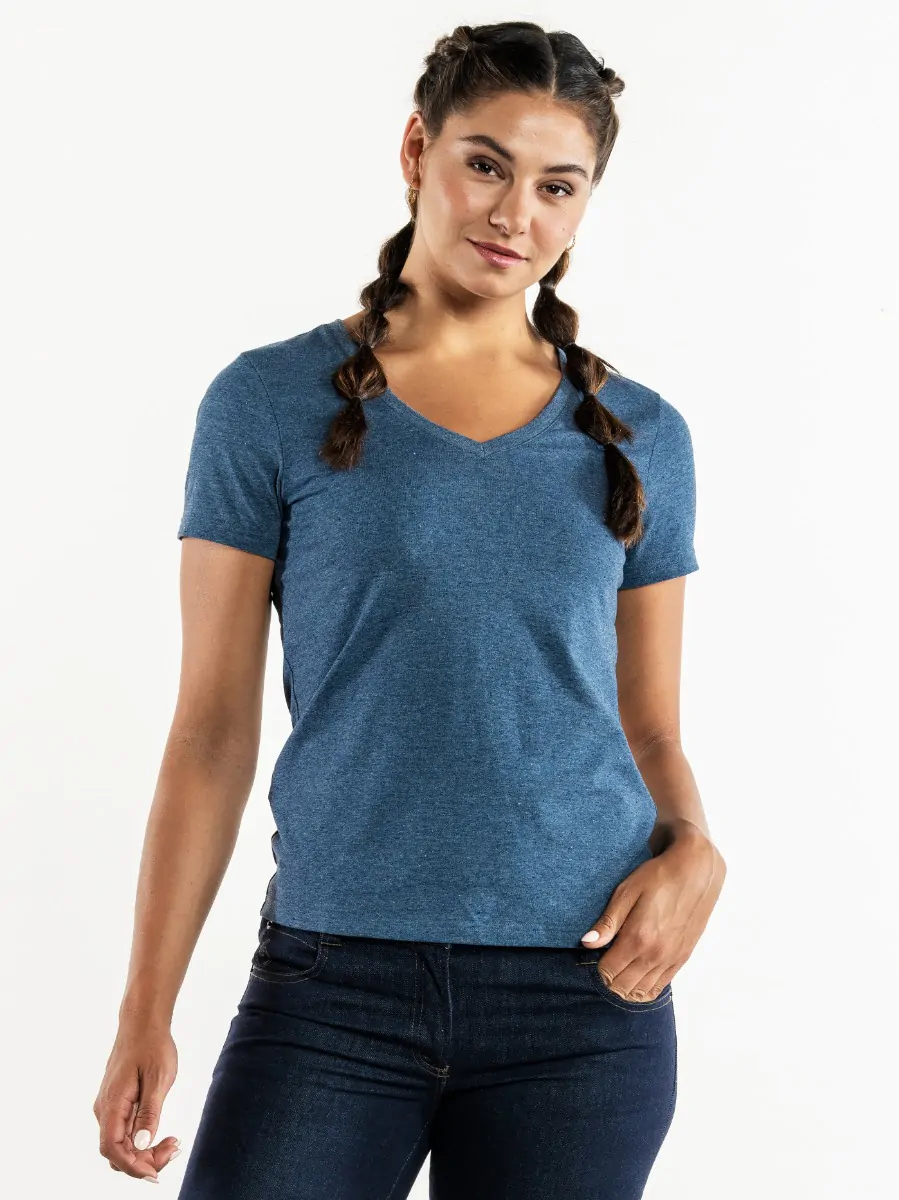 T-shirt Lady Tierra Blue Melee 761