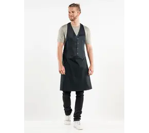 Schort Barista Black Denim - 678