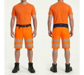Werkbroek Functional Stretch High Vis Redefined Kort 506124