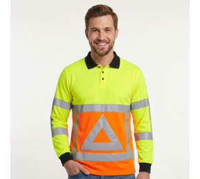 Casual Poloshirt Verkeersregelaar Lange Mouw 203002
