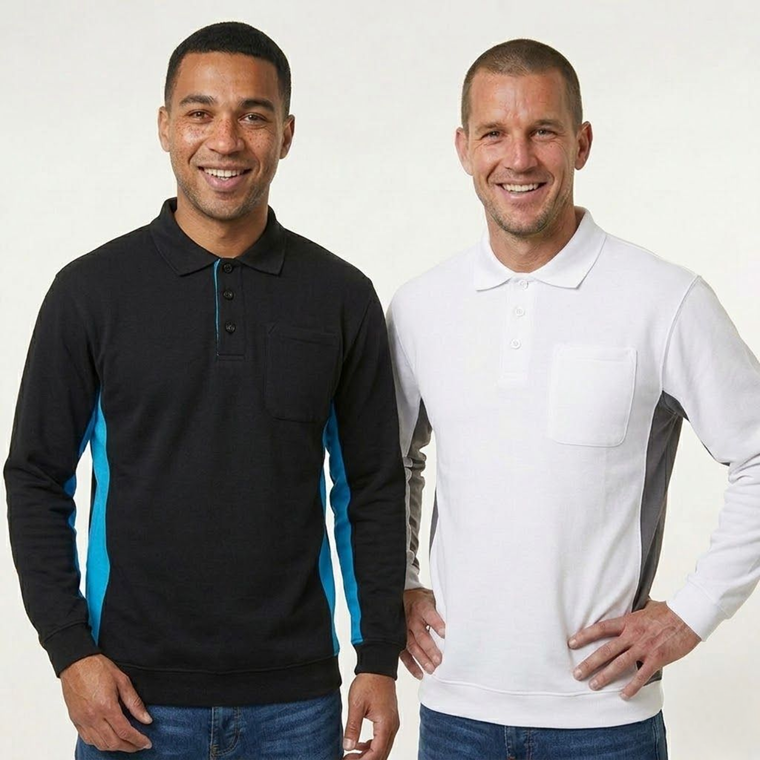 Tricorp Bicolor Polosweater met borstzak 302001