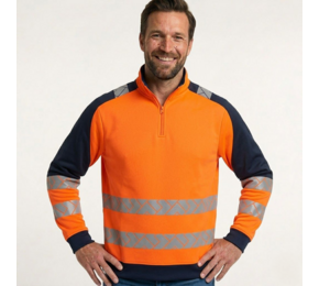 Zip Sweater High Vis Redefined Industrieel Wasbaar 306106