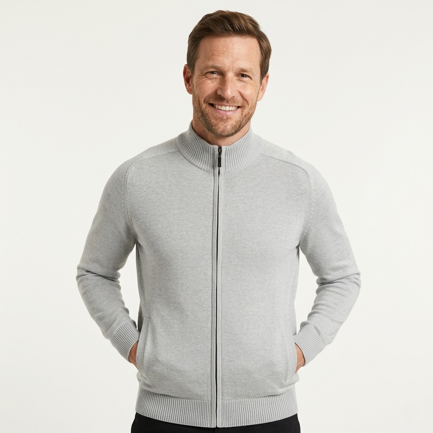 Zip Cardigan Plano