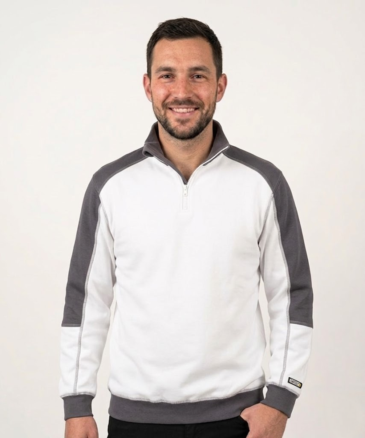 Basiel Tweekleurige sweater