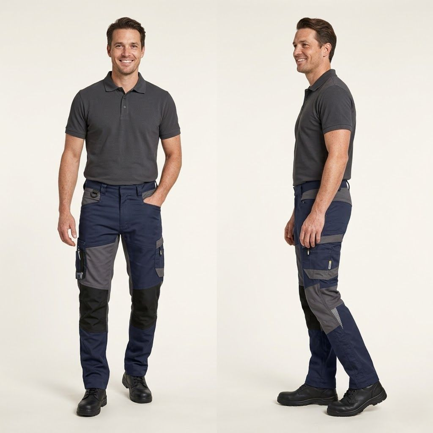 Helix Werkbroek met stretch OP=OP