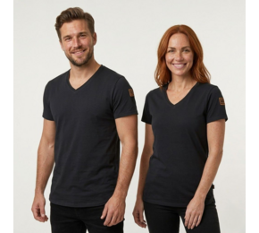 Casual T-shirt Premium V Hals Heren 104003