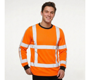Casual T-shirt RWS Birdseye Lange Mouw 103002