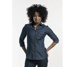 Overhemd/Blouse Women Stretch 3/4Sleeve - 619